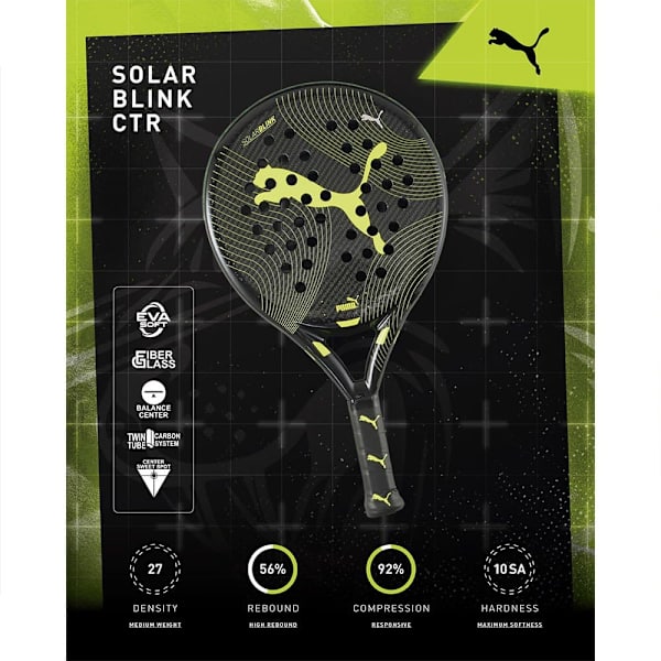 Puma Padel Racket Solarblink Control Grönt