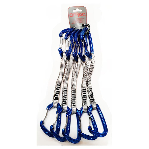 Qi´roc Elektra Recto Clip+curvo Clip+exprés Dyneema 12x170 Mm+mini Karabinhage 5 Enheder Blå