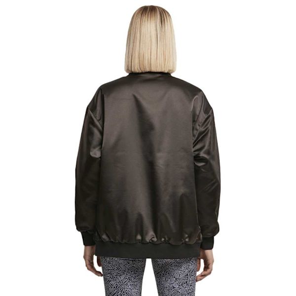 Urban Classics Bomberjakke Oversized Satin Sort S Kvinde