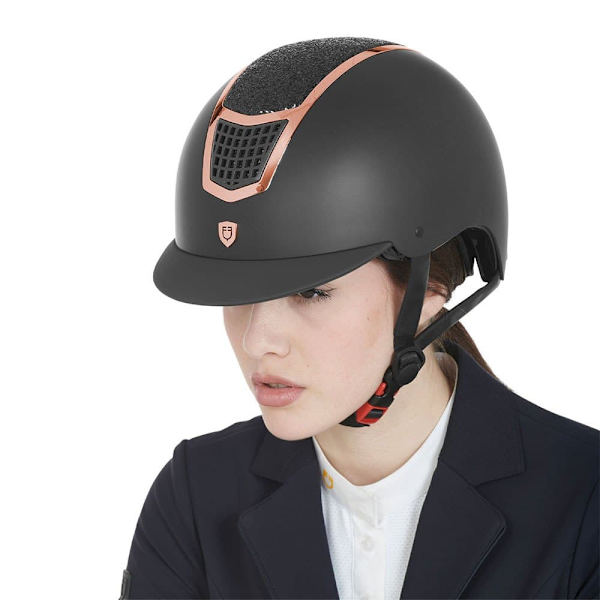 Equestro Hjälm Modello Eclipse Stone Mat Rowel Fitting  56-58 cm
