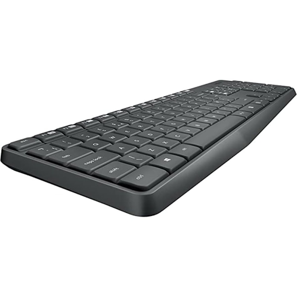 Logitech Trådløst Tastatur Og Mus Mk235 Sort Portuguese QWERTY