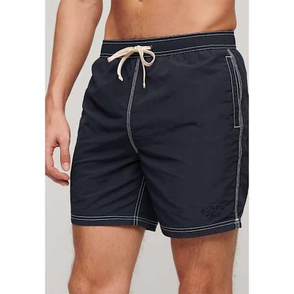 Superdry Vintage Ripstop 17´´ Badbyxor Blå 2XL Man