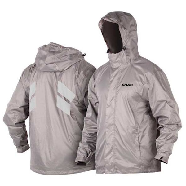 Shad Hættejakke Rain Grå 2XL Mand