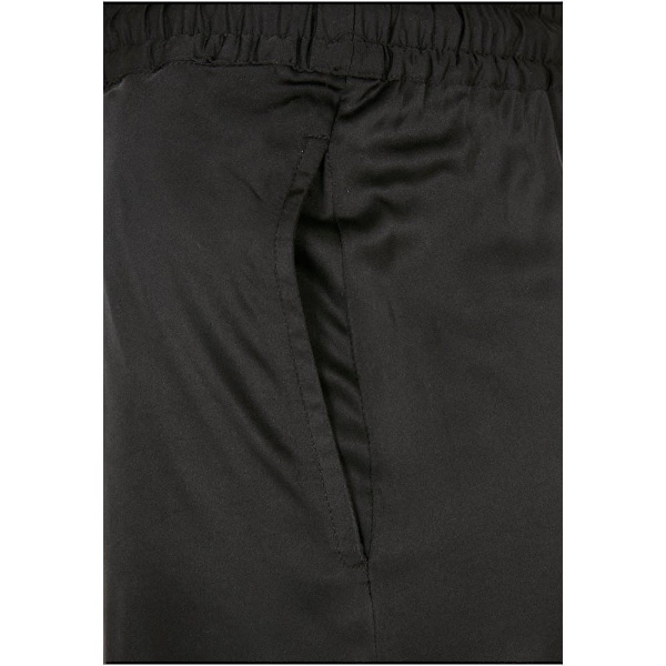 Urban Classics Midi-nederdel Med Mellemtalje Satin Sort XS Kvinde