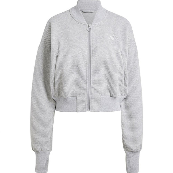 Adidas All Szn Rib Jakke Grå M Kvinde