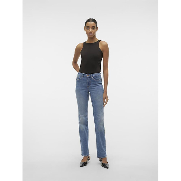 Vero Moda Flash Straight Fit Li347 Jeans Blå XS / 34 Kvinde