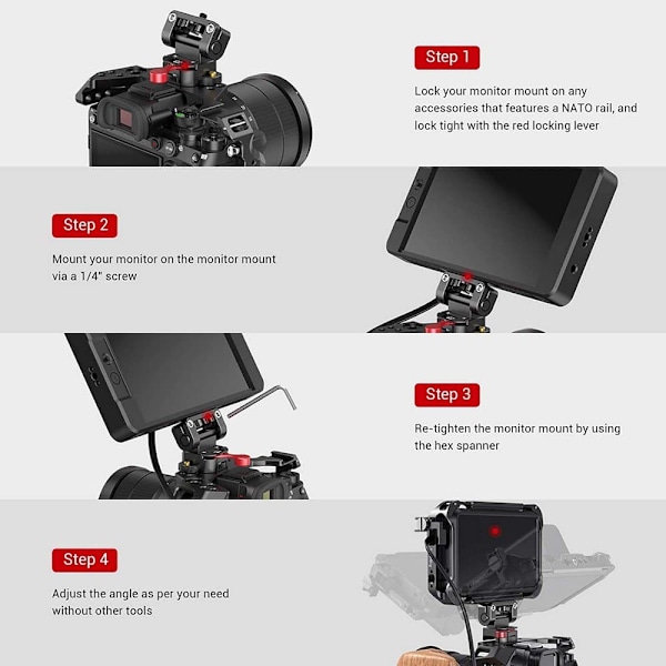 Smallrig Monitormontering Nato 2100 Sort