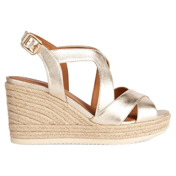 Geox Espadrilles Ponza Guld EU 40 Kvinna