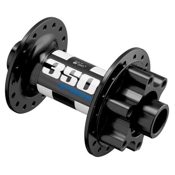 Dt Swiss 350 6b Boost Etunapa Hopeinen 36H / 15 x 110 mm