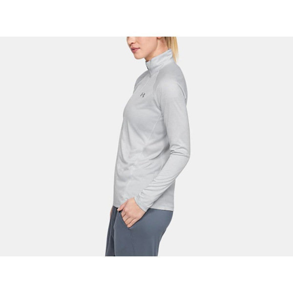 Under Armour Jersey Tech™ Twist ½ Zip Grå XS Kvinna