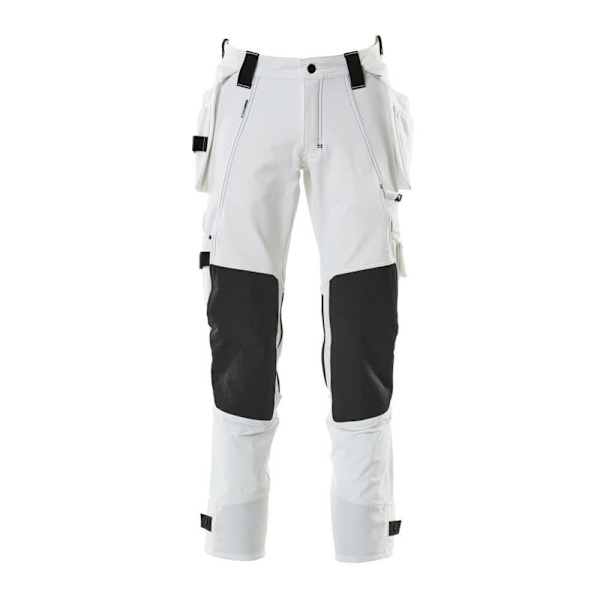 Mascot Stora Byxor Med Hängande Fickor Advanced 17031 Vit 42 / 32