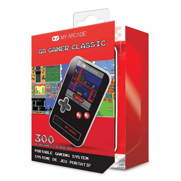 My Arcade Spil Go Gamer Classic 308 2.5´´ Retro Konsol Sort, Rød