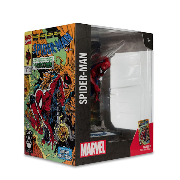 Mcfarlane Toys Marvel Pvc Statue 1/10 Spiderman 9 Cm Figur