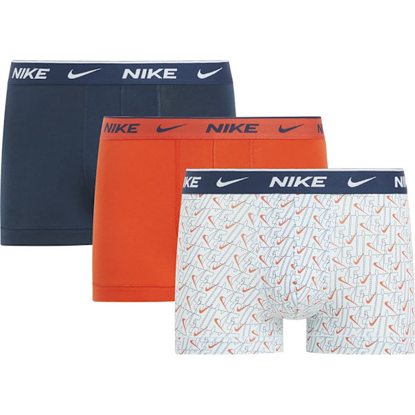 Nike 000pke1008 Boxerit 3 Yksiköt Ruskea S Mies