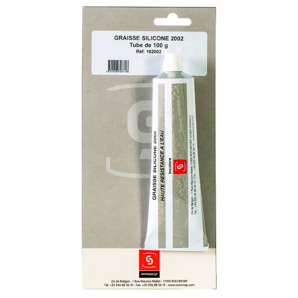 Soromap Silikonefedt Transparent 100g