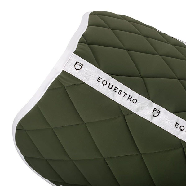 Equestro White Line Edition Technical Hoppsadlar Grönt Pony