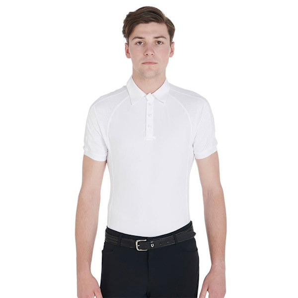 Equestro Kortærmet Polo Buttons 1/2 Mesh  XS