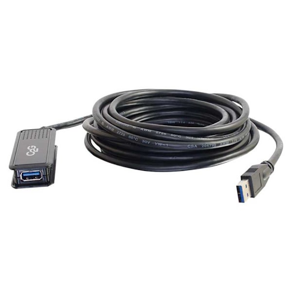C2g Förlängningssladd Usb-a 5 M Silver