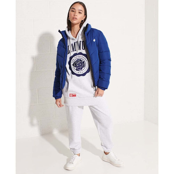 Superdry Kjole 5th Down Oversized Grå M-L Kvinde