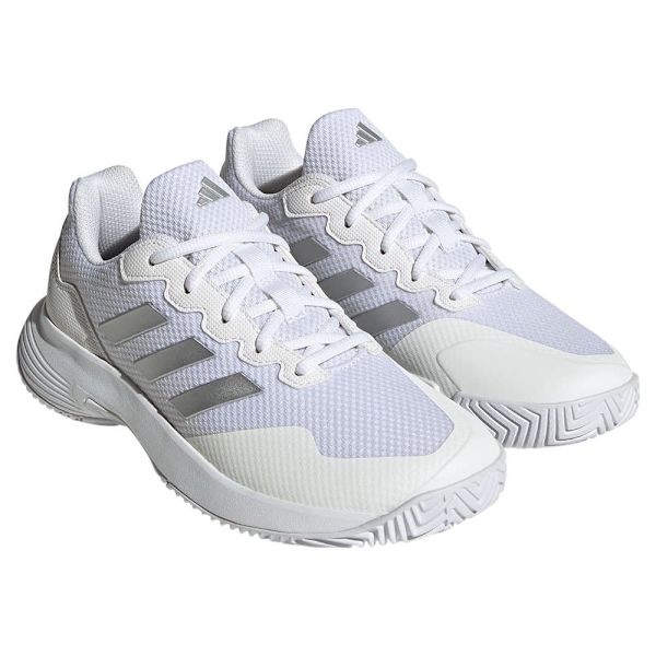 Adidas Kaikki Tuomioistuimen Kengät Gamecourt 2 Valkoinen EU 39 1/3 Nainen