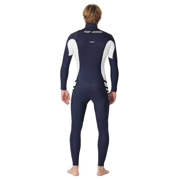Rip Curl Langærmet Neoprendragt Med Brystlynlås D/patrol Perf 3/2 Mm Gb Stm Blå XS