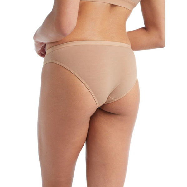 Icebreaker Pikkuhousut Siren Merino Beige S Nainen
