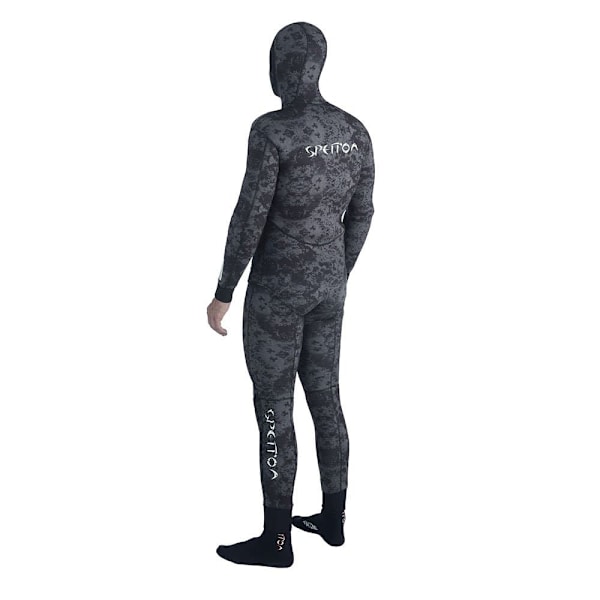 Spetton 7 Mm Harpunfiskedragt Sort 2XL