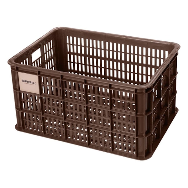 Basil Kori Crate 40l Hopeinen