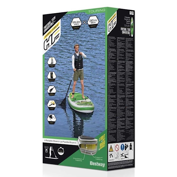 Bestway Puhallettava Melasurffaussetti Hydro-force Freesoul Tech 11´0´´ Vihreä 335.3 cm / 89 cm