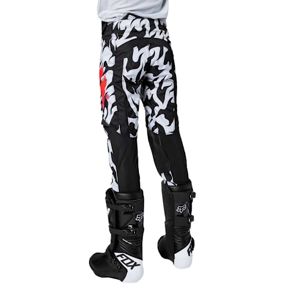 Fox Racing Mx White Label Flame Terrängbyxor Flerfärgad 8 Years Pojke