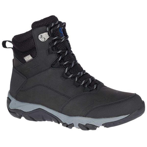 Merrell Wp Vandrestøvler I Læder Vego Thermo Mid Sort EU 42 Mand
