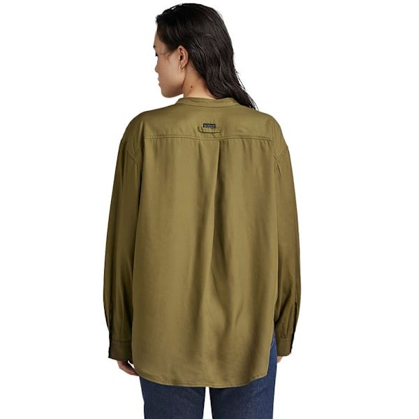 G-star D23817-d297 Blus Med Lång ärm Grönt XL Kvinna