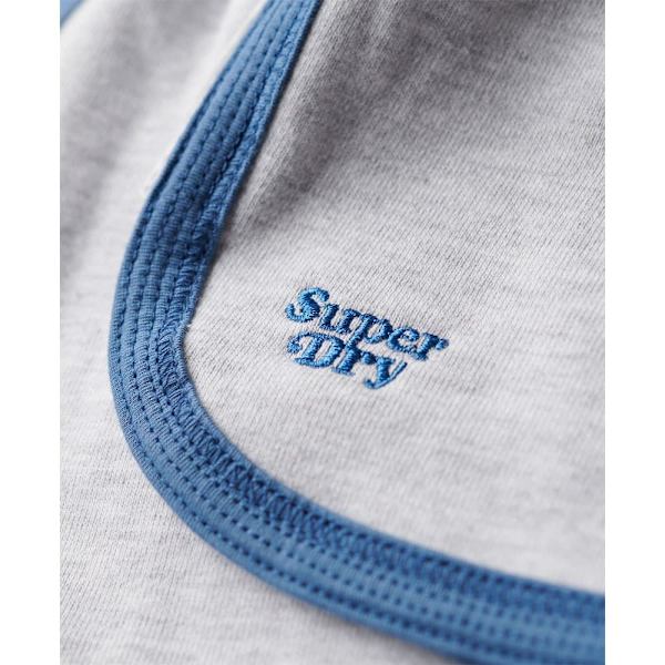 Superdry Essential Logo Racer Ub Shortsit Harmaa L Nainen