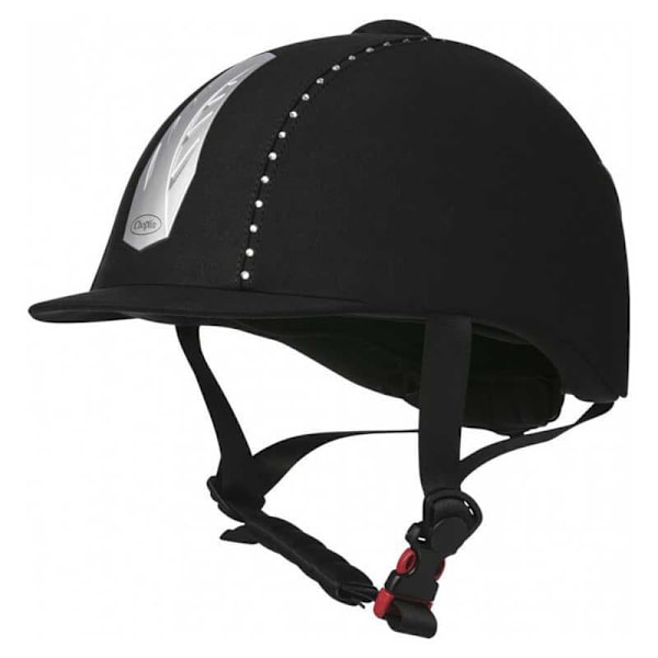 Choplin Hjelm Aero Strass Sort 52-54 cm