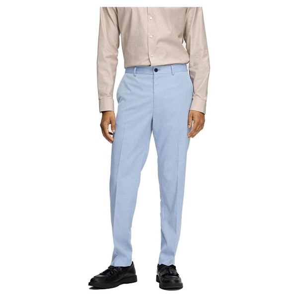 Selected Cedric Structure Slim Fit Puvunhousut Sininen 48 Mies