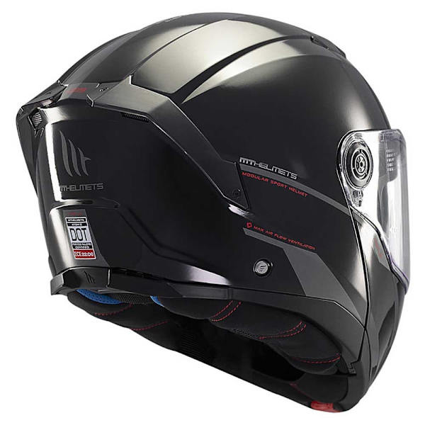 Mt Helmets Modulær Hjelm Atom 2 Sv Solid Sort M