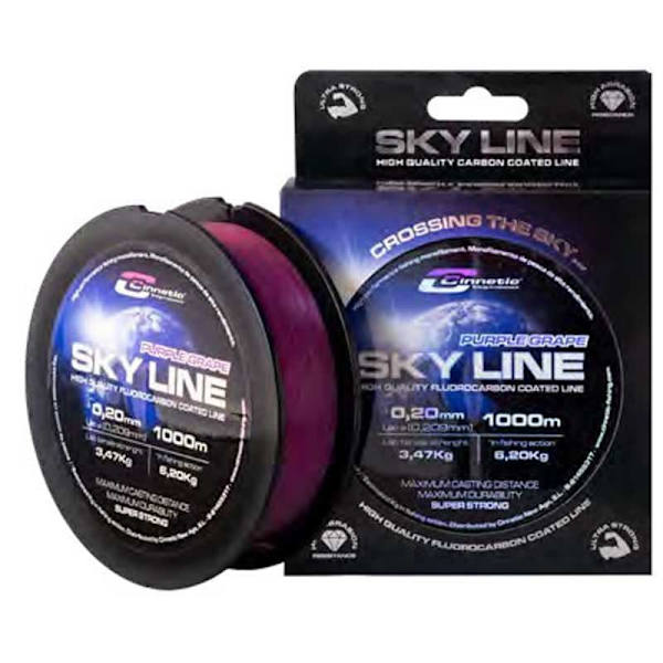 Cinnetic Monofilamentti Sky Line 1000 M Violetti 0.260 mm