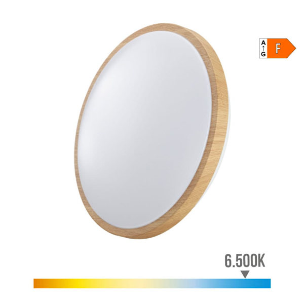 Edm Applicera Cirkulär Yta Led 1820 Lumen 6500k 18w