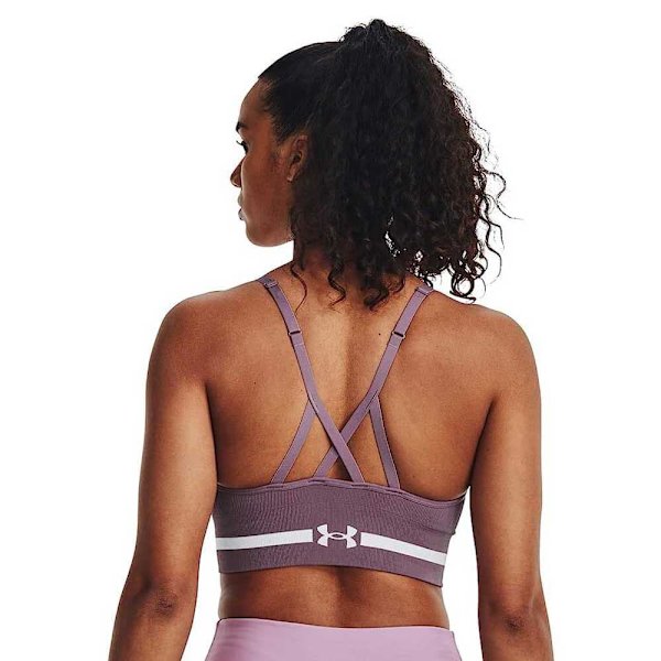 Under Armour Sport Lav Støtte Sømløs Top Lilla XS Kvinde