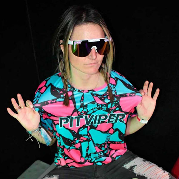 Pit Viper Solglasögon The Elipticals Jet Ski Guld Rainbow Mirror/CAT3