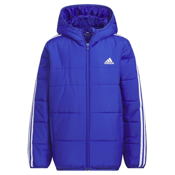 Adidas Jacka 3 Stripes Pad Blå 4-5 Years