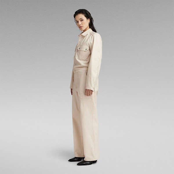G-star Jumpsuit Utility Beige L Kvinna