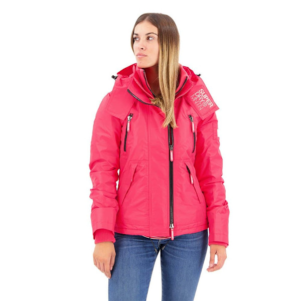 Superdry Jacka Mountain Wincheater Röd S Kvinna