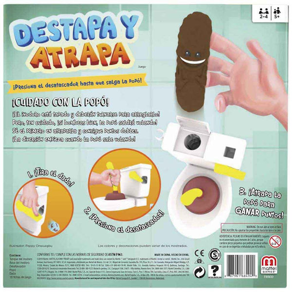 Mattel Games Flushin Frenzy Flerfärgad