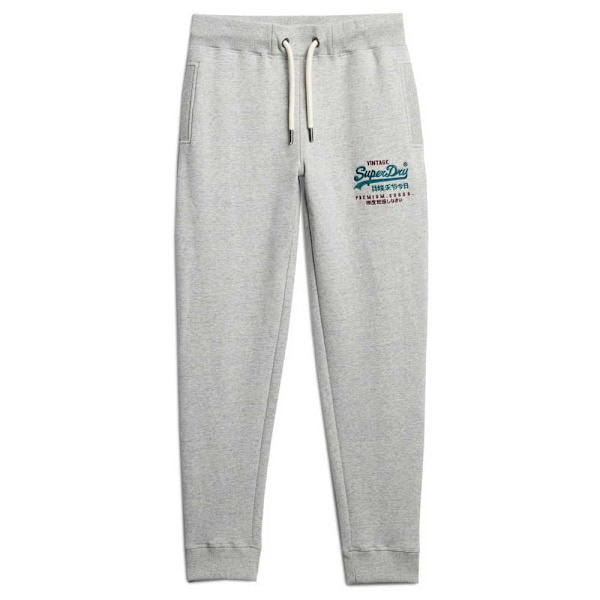Superdry Duo Vl Graphic Mjukisbyxor Grå L Man
