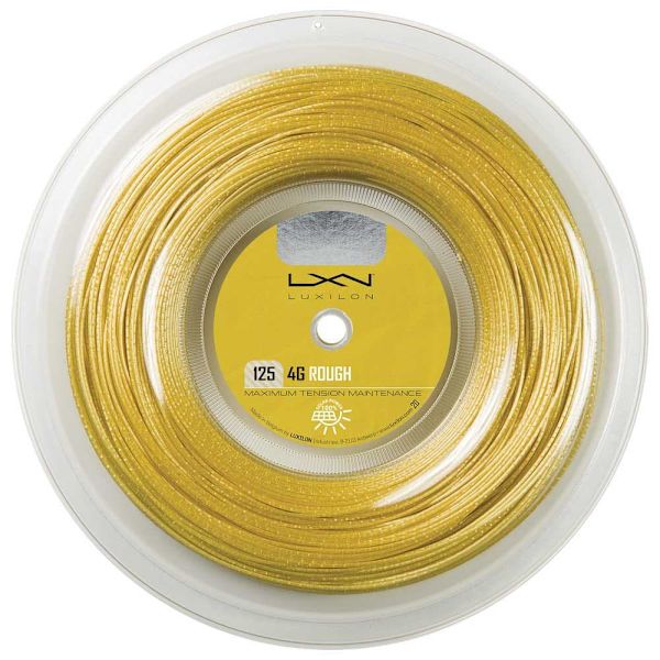 Luxilon Tennisrullsnöre 4g Rough 200 M Guld 1.25 mm