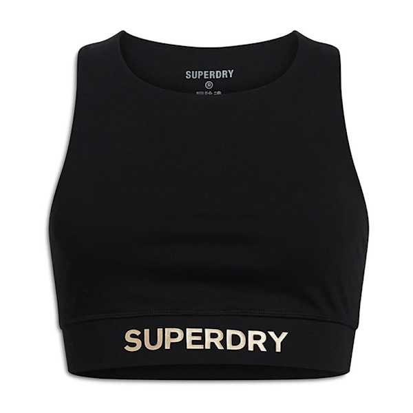 Superdry Sportswear Logo Sport-bh Sort M Kvinde