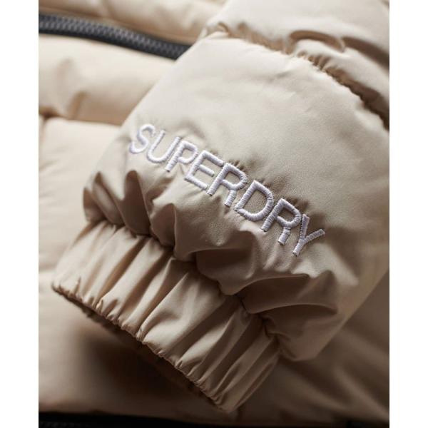 Superdry Pufferjacka Spirit Sports Beige L Kvinna