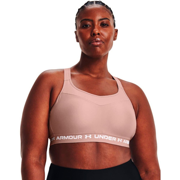Under Armour Top Høj Support Crossback Rosa 110 / C Kvinde