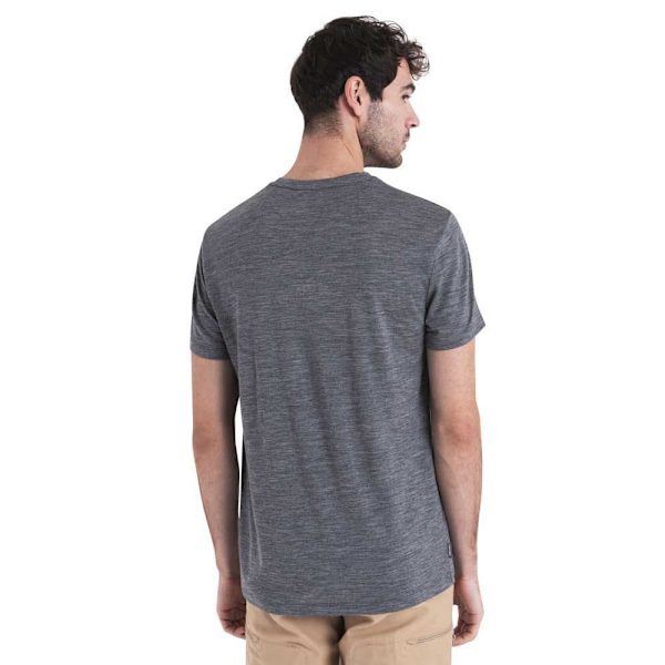 Icebreaker Merino 150 Tech Lite Iii T-shirt Med Korte ærmer Grå S Mand